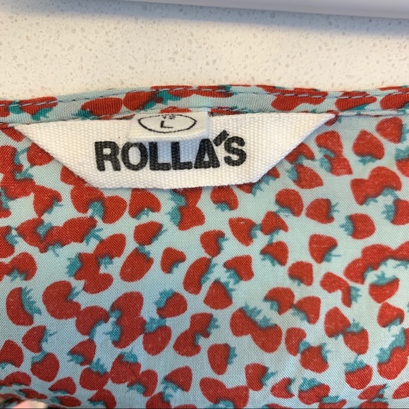 Rolla’s Strawberry Print top AUS 12/L or US 8/M - Picture 2 of 4